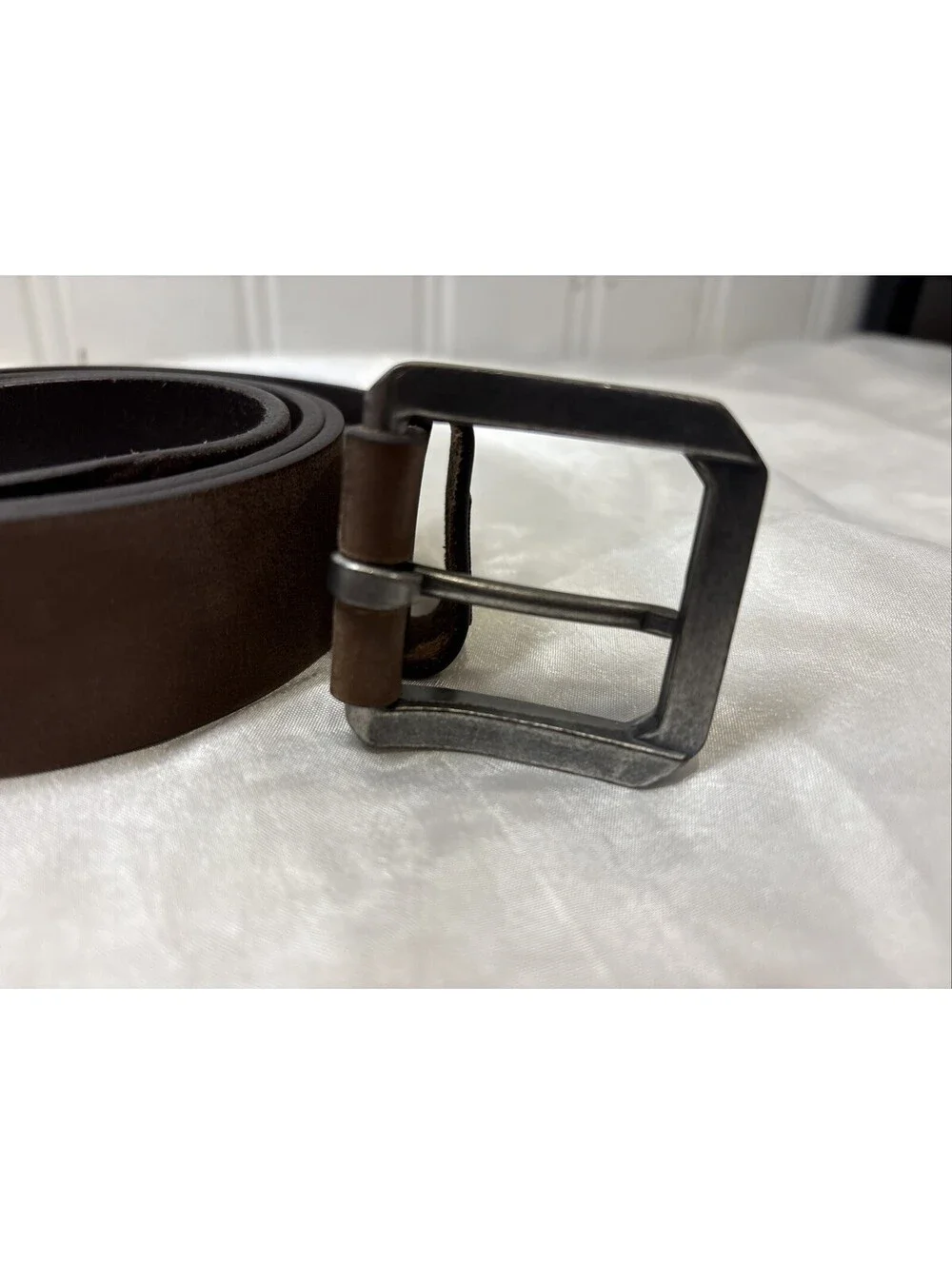 Carhartt Saddle Leather Belt WB5502-M Brown Full Grain Leather Size 36